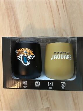 Stainless Steel Team Tumbler Gift Set - Black & Gold